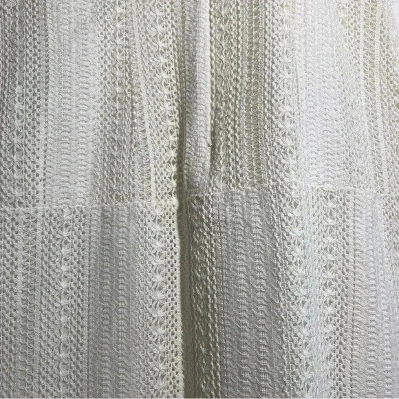 White Knit Dress Kendall & Kylie Flirty Boho Romantic Zipper String Strap - Picture 4 of 13